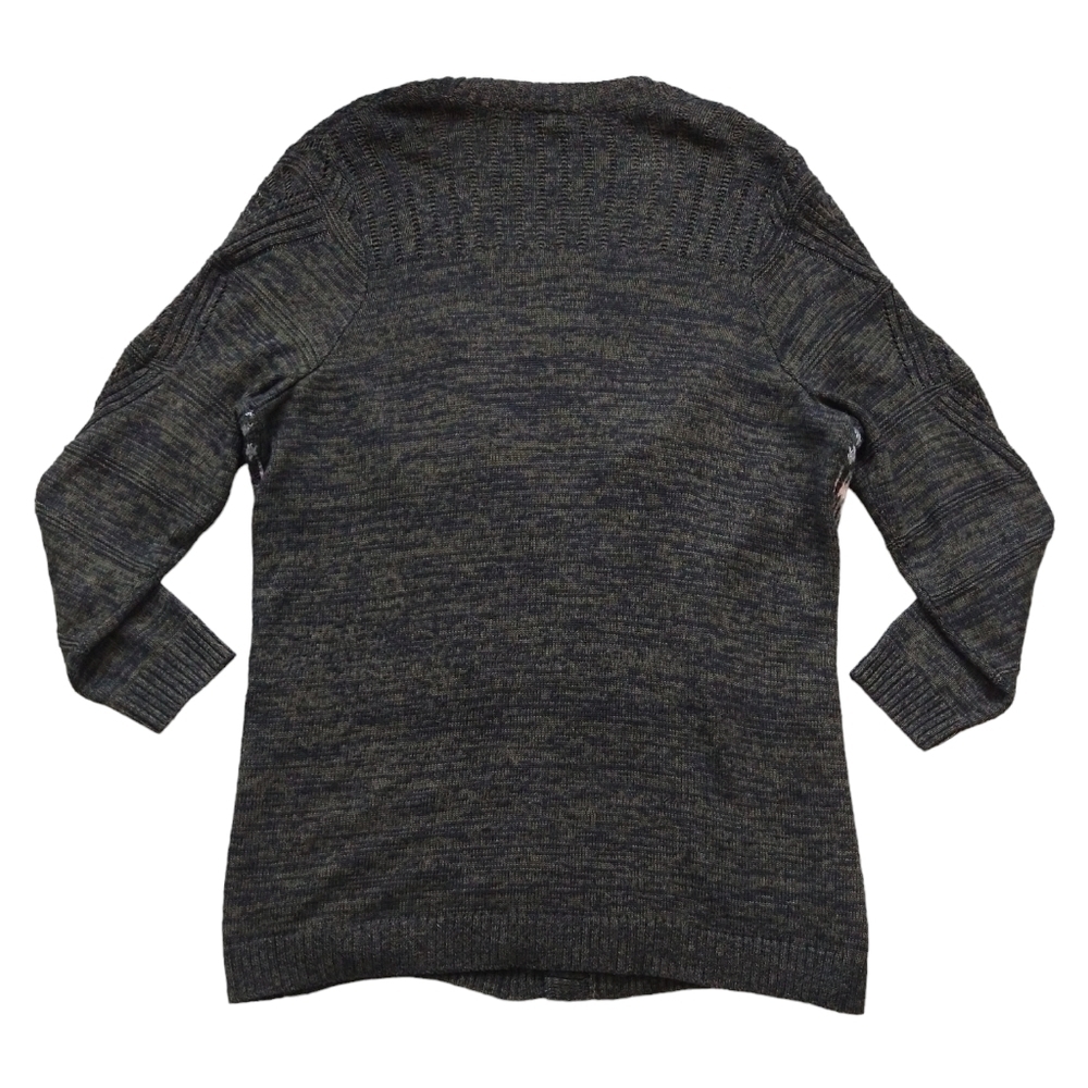 Torrid Multicolor Geometric Pattern Open Front Ca… - image 4